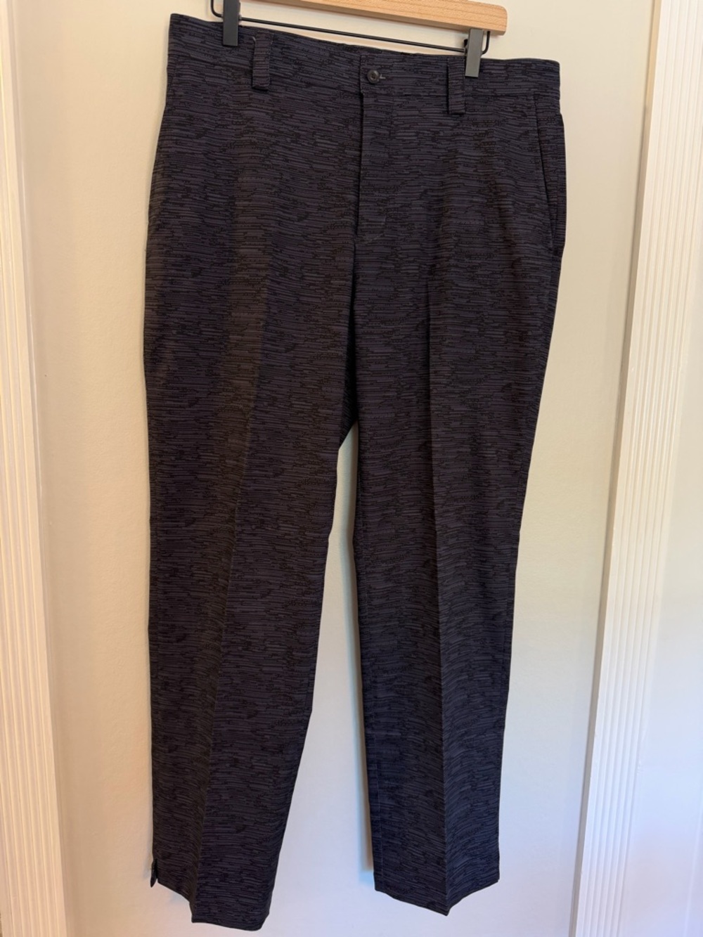 Slazenger Men’s Golf Pants Gray Black Performance Stretch W34 L32